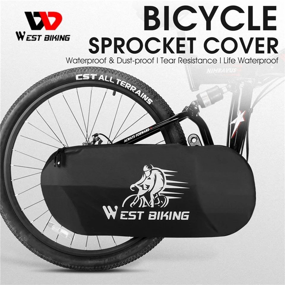 West BIKING 自行車鏈輪齒輪組罩曲柄組保護性自行車鏈輪罩