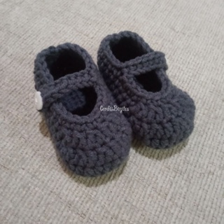 Hitam 新生兒針織嬰兒鞋 6 個月嬰兒短靴褪色黑色