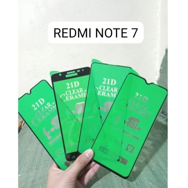 XIAOMI REDMI 鋼化玻璃陶瓷膜防指紋小米紅米 Note 7