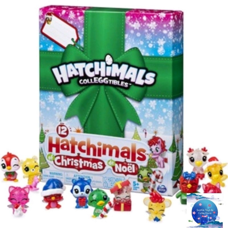 Hatchimals Colleggtibles 12 個 Hatchimals 聖誕禮物套裝兒童玩具