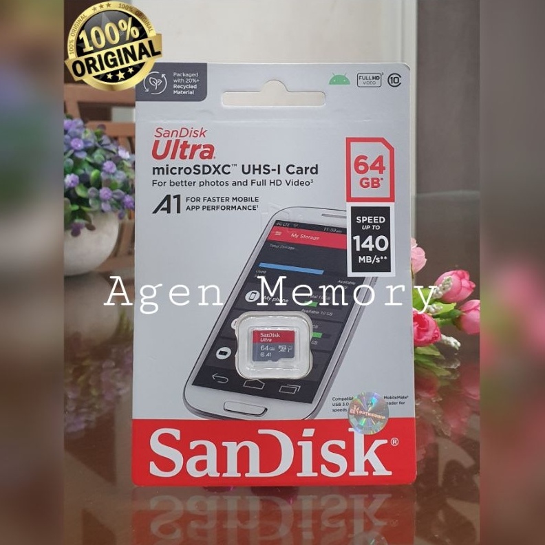 SANDISK 存儲卡 MicroSD MIcro SD 閃迪 Ultra Class 1 64GB 64GB A1 1