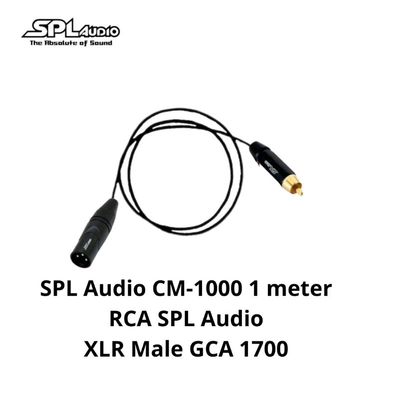 Spl 音頻定制 XLR 公頭轉 RCA CM-1000 1 米