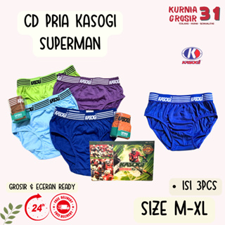 男士內褲 SUPERMAN CD 鬆緊腰內衣尺寸 M-XL