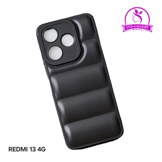 Redmi 13 4g Redmi 13X 軟殼枕頭馬卡龍黑殼枕頭 Redmi 13 4g Redmi 13X