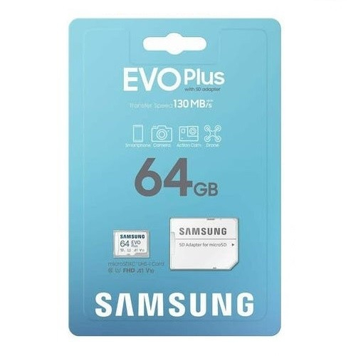 SAMSUNG 三星 Evo Plus MicroSDXC A1 64GB 微型 SD 適配器