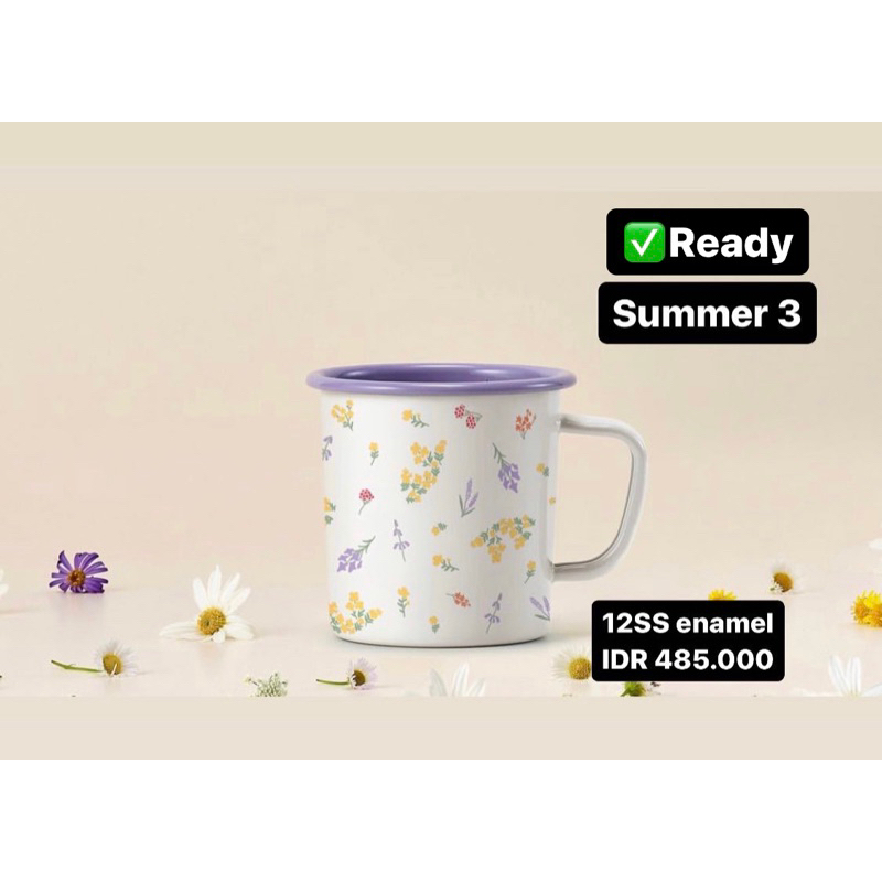 Starbucks SG summer 3 2023 版 12SS 琺瑯杯