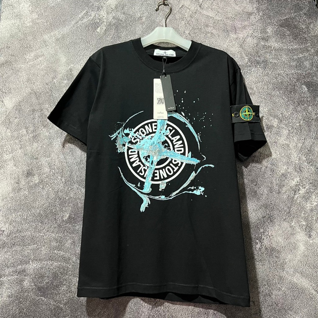 男士和女士高級 Stone Island T 恤