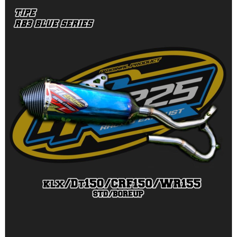 排氣罩 klx/dt150/crf150/wr155 RB3 型 Bluee 原裝 AL225RACING