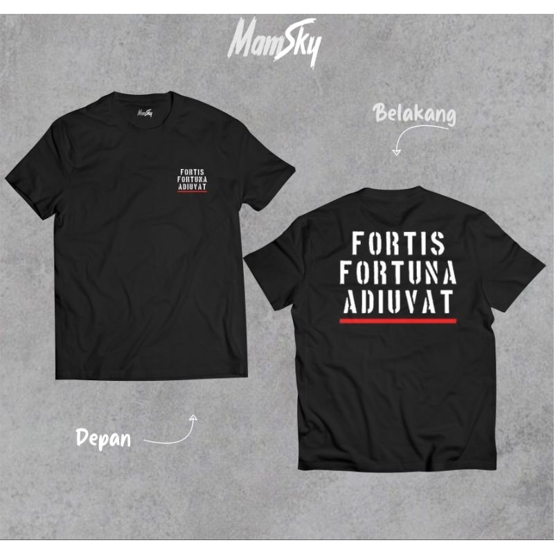 T 恤 Fortis Fortuna Adiuvat v2 免費貼紙