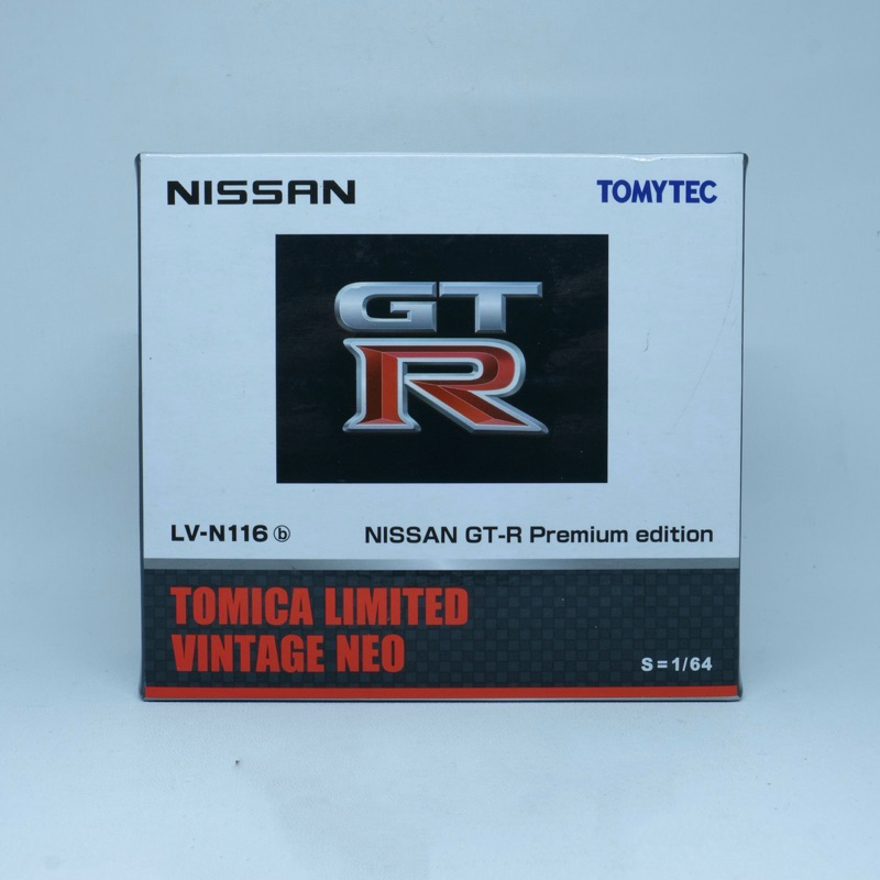 Putih Tomica 限量復古 Neo Nissan GTR R35 白色 LV-N116b