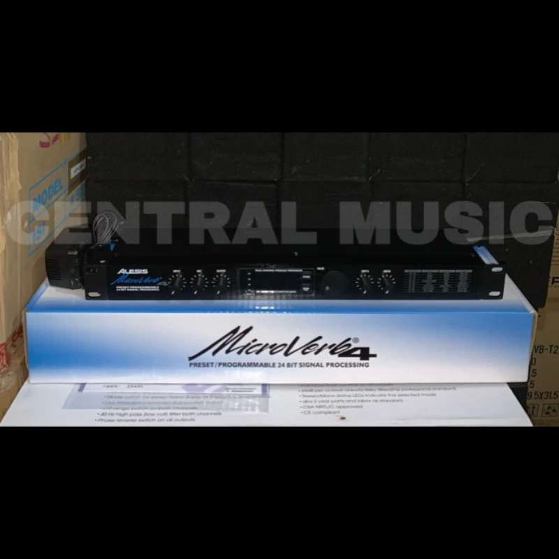 聲樂效果 ALESIS MICROVERB 4 美國製造藍鐵耳 A 級