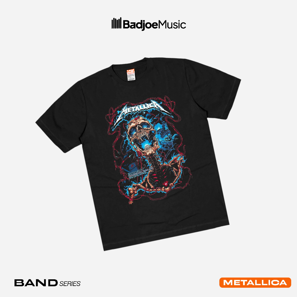 Metallica T 恤 Metallica 14 樂隊 T 恤高級音樂襯衫 Makebadjoe 音樂