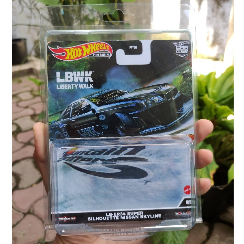 NISSAN HOTWHEELS 定制卡風火輪 LBWK 超級剪影日產天際線 R34