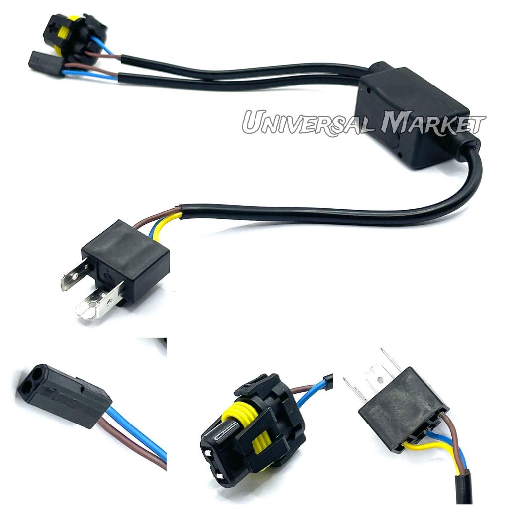 轉換器適配器電纜從插座轉換為 H4 到 H11 和 HB3 9005