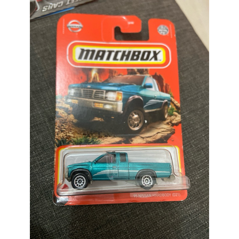 火柴盒 MBX 95 Nissan Hardbody D21 藍色 Tosca