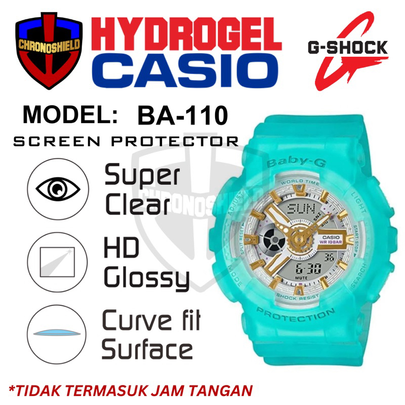 防刮卡西歐 Baby-G BA110 水凝膠手錶