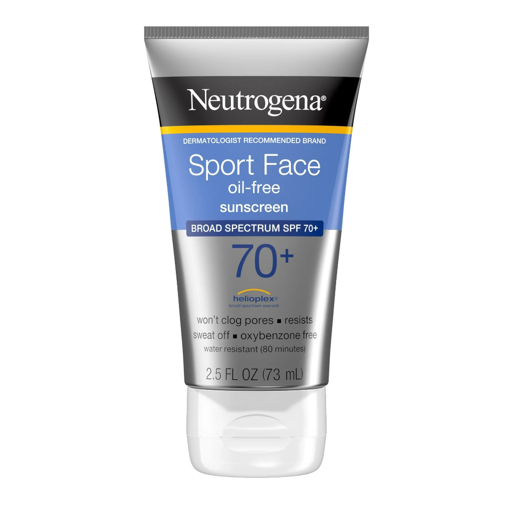 Neutrogena Sport Face 無油乳液防曬霜 SPF 70 2.5 液量盎司