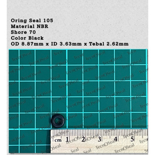 Oring seal sil 標準美國 105 NBR70 OD 8.87mm x ID 3.63mm x CS 2.6