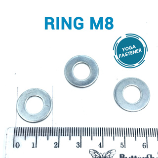 Putih M8 環適用於 M8 螺栓白色