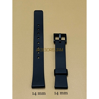 手錶橡膠錶帶 q&q q&q Antem qq 卡西歐通用尺寸 14 毫米