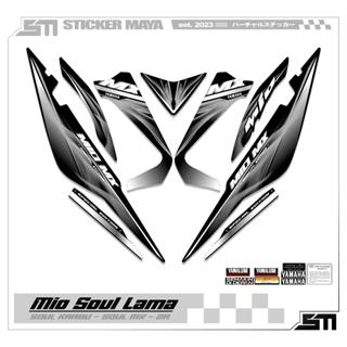 條紋 MIO SOUL LAMA MOTIF 14 SOUL Z 化油器貼紙 MIO SOUL LAMA MX STRI