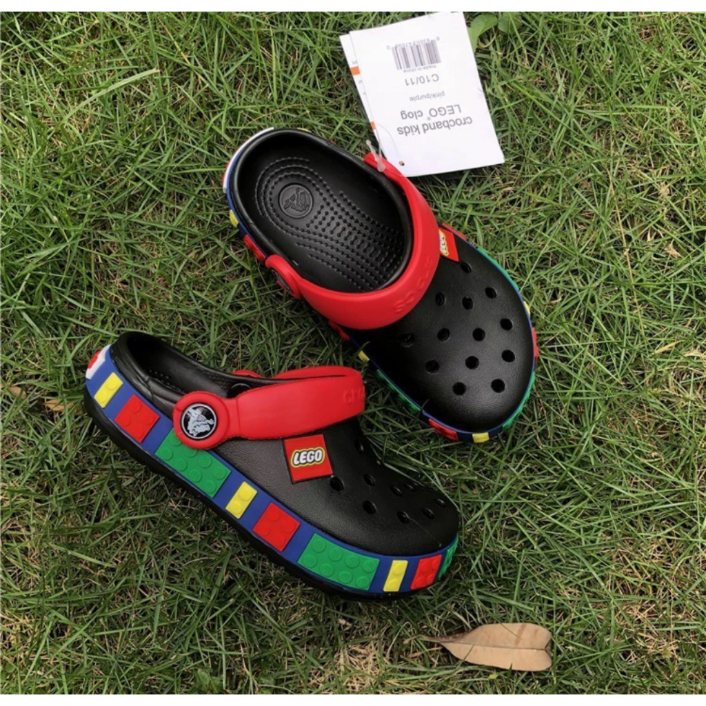 Crocs 樂高兒童 Crocs Crocs 兒童 Crocs 樂高涼鞋 Crocs 涼鞋兒童橡膠涼鞋兒童