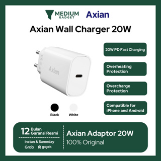 Axian 壁式充電器 20W PD 快速充電適配器 USB C 供電