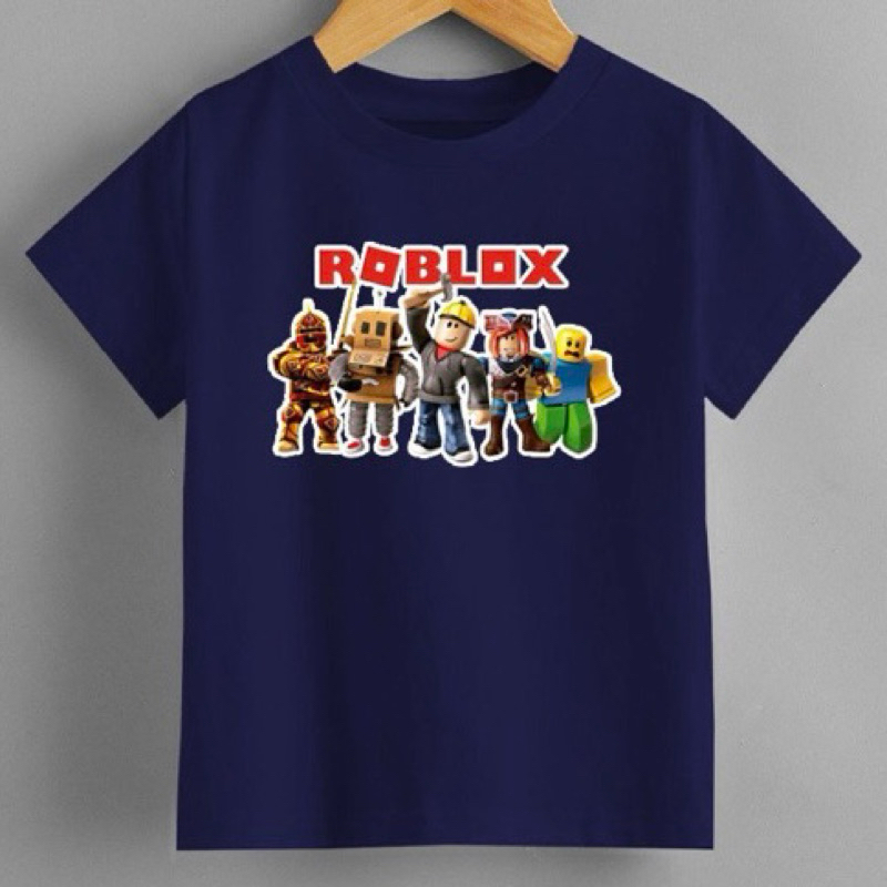 Roblox 兒童 T 恤病毒男女通用 T 恤女孩和男孩