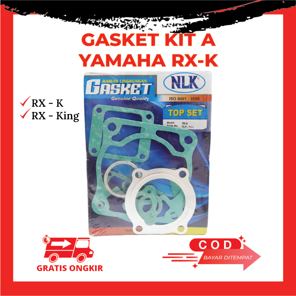 山葉 墊片套件頂部套件包裝塊雅馬哈摩托車 RX KING RX K 代碼 NLK-Y111