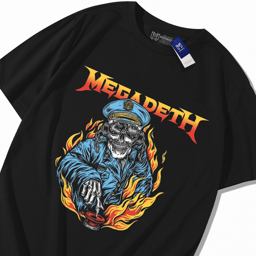 Megadeth 藝術品 T 恤金屬樂隊商品