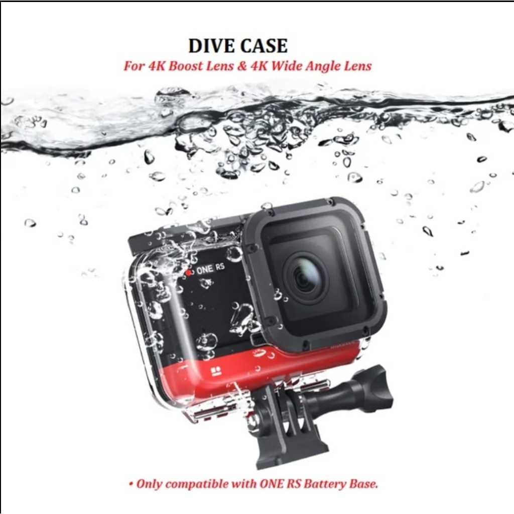 Insta360 One RS DiveCase Puluz PU591T 防水保護殼