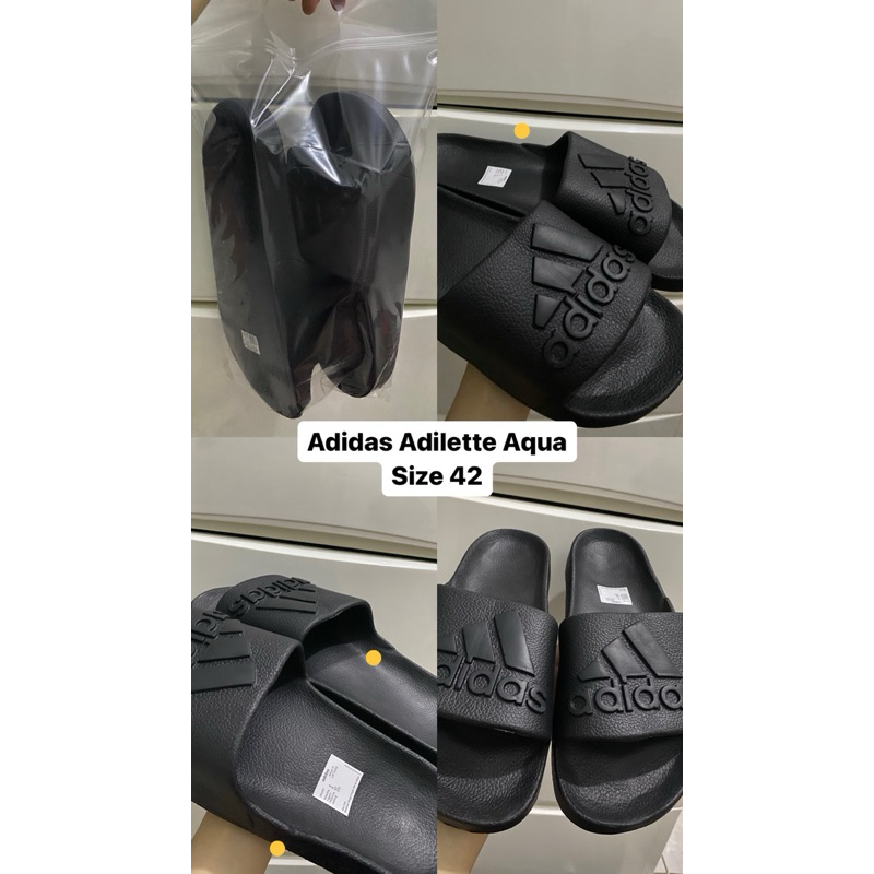 愛迪達 全新 Adidas Adilette Aqua Slides 涼鞋 Adidas 女式/男式 39 40 42