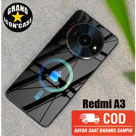 XIAOMI 適用於小米 Redmi A3 外殼 hp 外殼手機殼 Redmi 的軟殼玻璃玻璃