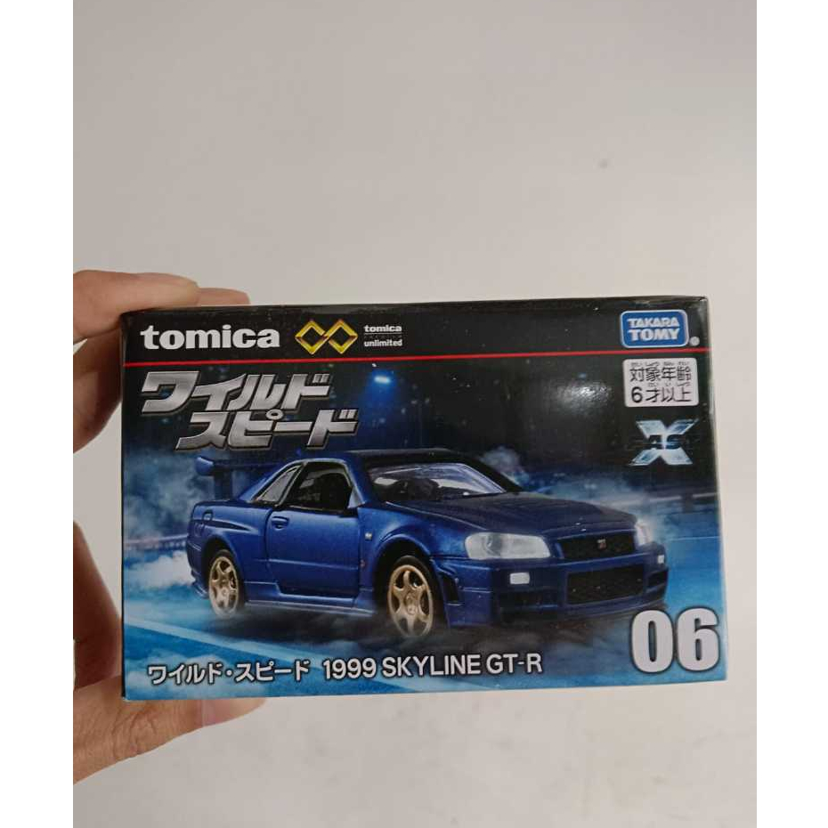 NISSAN Tomica 無限日產天際線 R34 GTR Fast Furious F&amp;F 藍色 Fast X BNR