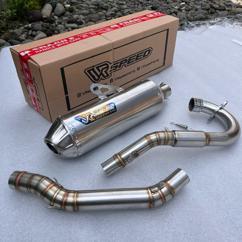 Gantungan Exhaust CRF 150 KLX 150 VR SPEED 高級頸部彎曲 304 PNP 專利