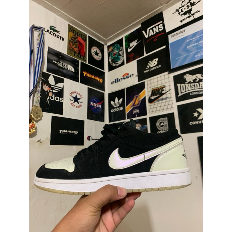 耐吉 耐克 Air Jordan 1 Low Diamond