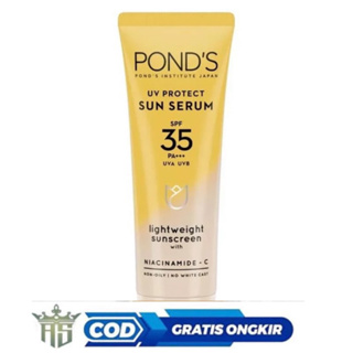 Pond's UV Protect Sun Serum SPF35 PA UVA UVB 輕質防曬霜含煙酰胺-C 30G
