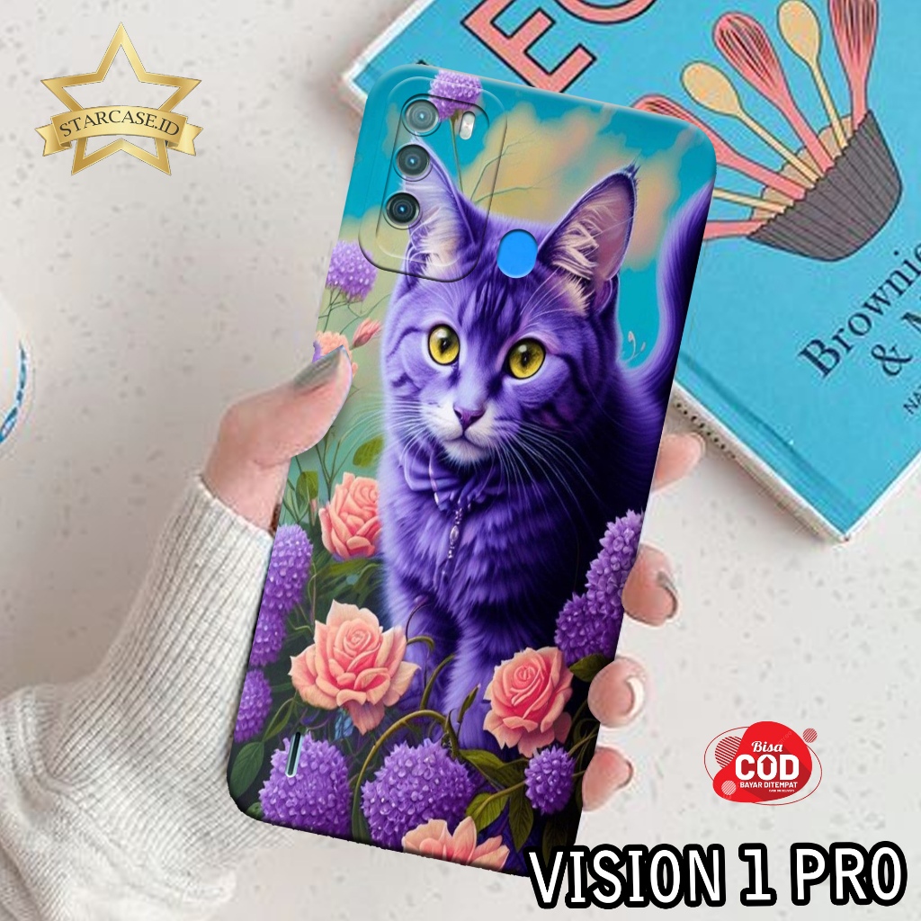 Case Vision 1 Pro 皮膚 Hp 保護性 Hp 手機配件外殼貓外殼 Hp 軟殼 Vision 1 Pro