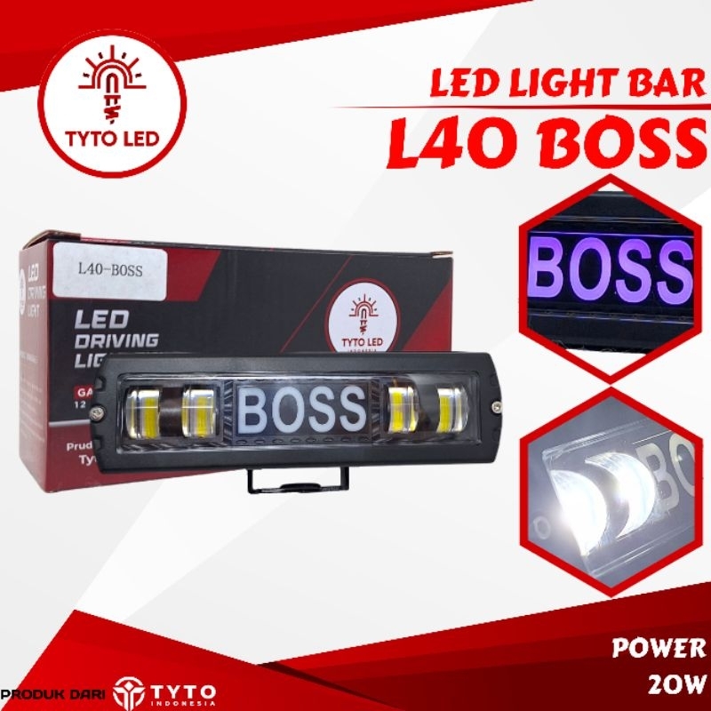 Tyto LED L40 BOSS LED 燈條 20WATT 黃色白色防水