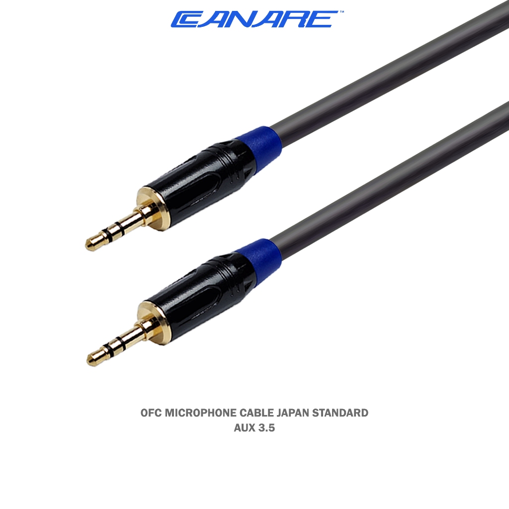 Canare 音頻線輔助迷你立體聲 3.5 毫米日本標準