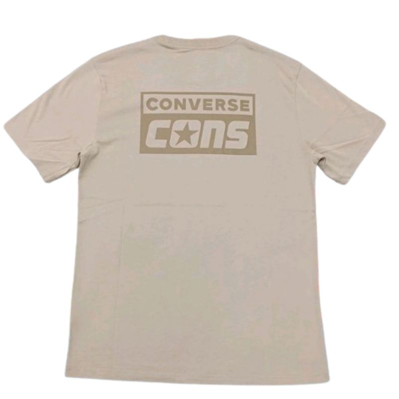 匡威 T 恤 Converse Cons 圖案男士 T 恤 BEACH STONE ORIGINAL STORE 100