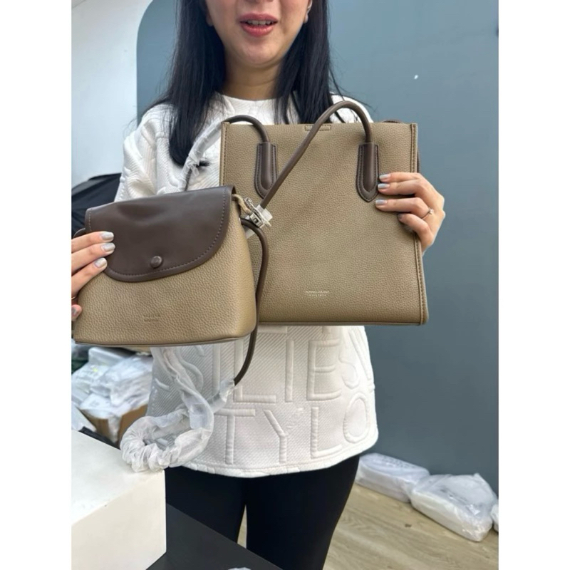 Kangtaina 2in1 手提袋 8978 卡其色