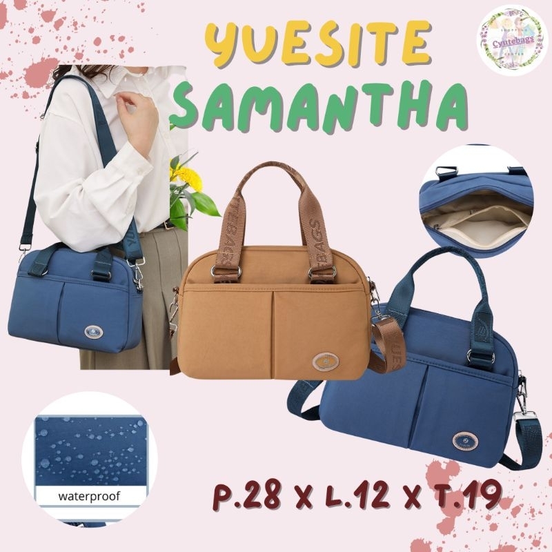 Yuesite SAMANTHA 女式中號單肩包女童防水單肩包