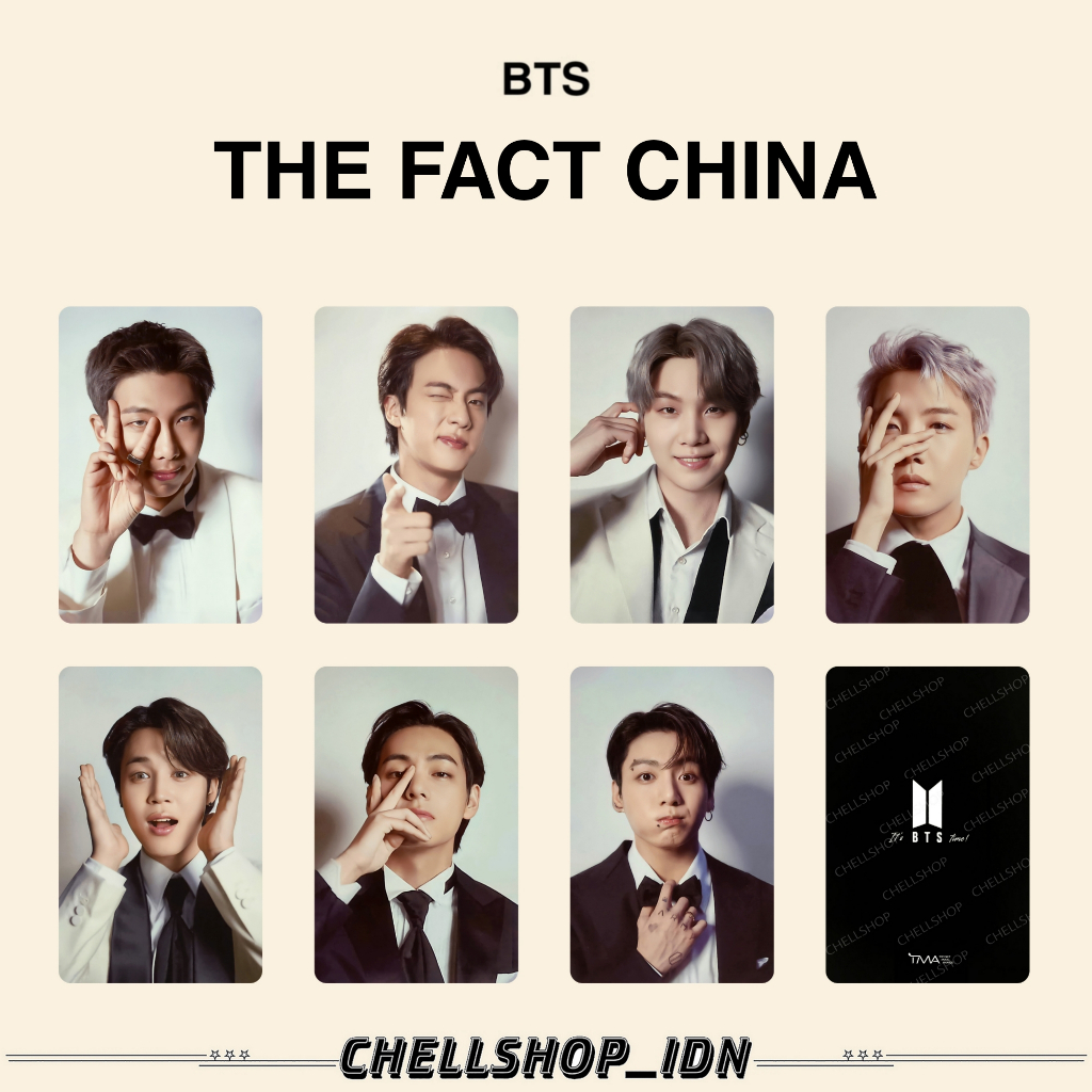 照片卡 BTS 2021 THE FACT CHINA
