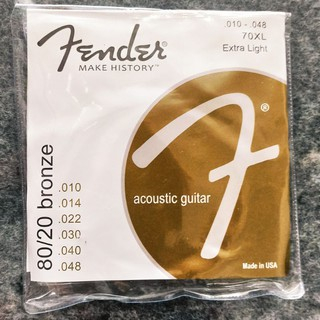 Fender 70XL 原聲吉他弦