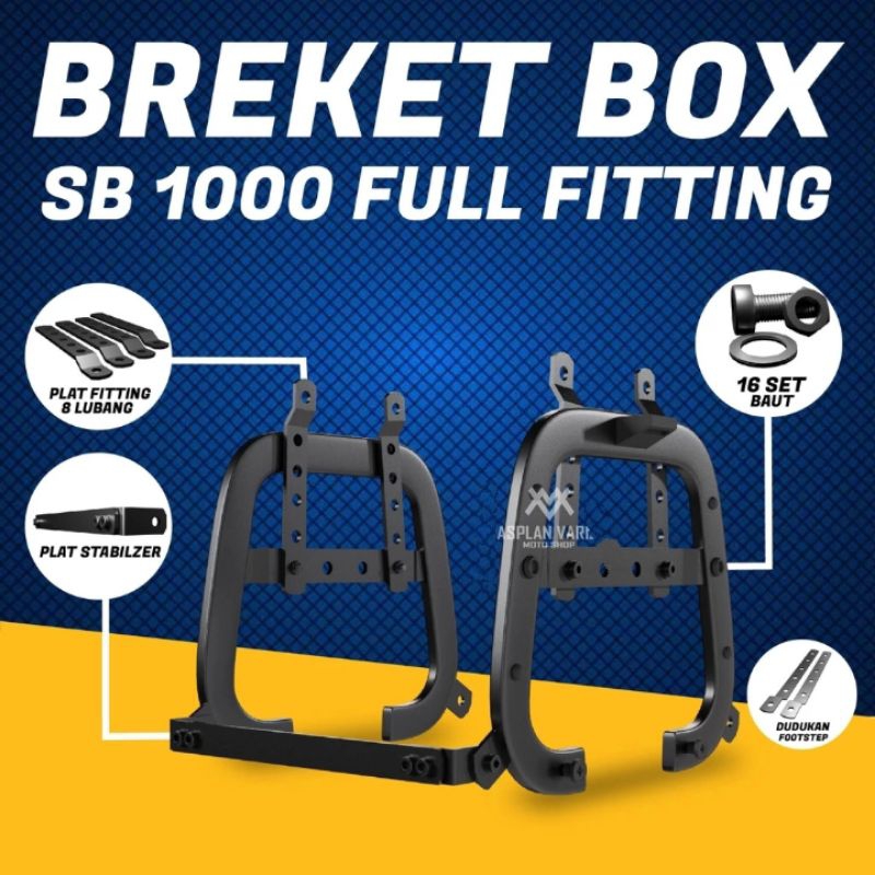 側箱支架 SB1000 FULL Fitting SIDE BOX BRACKET SB 1000 適用於所有摩托車
