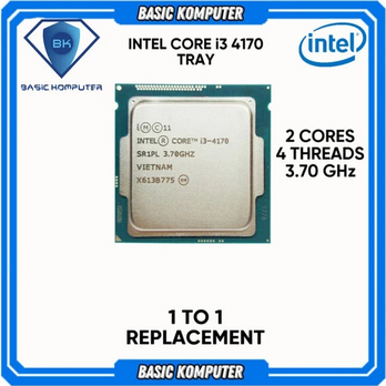 處理器英特爾酷睿 i3 4170 3.7 GHz 插槽 LGA1150 托盤