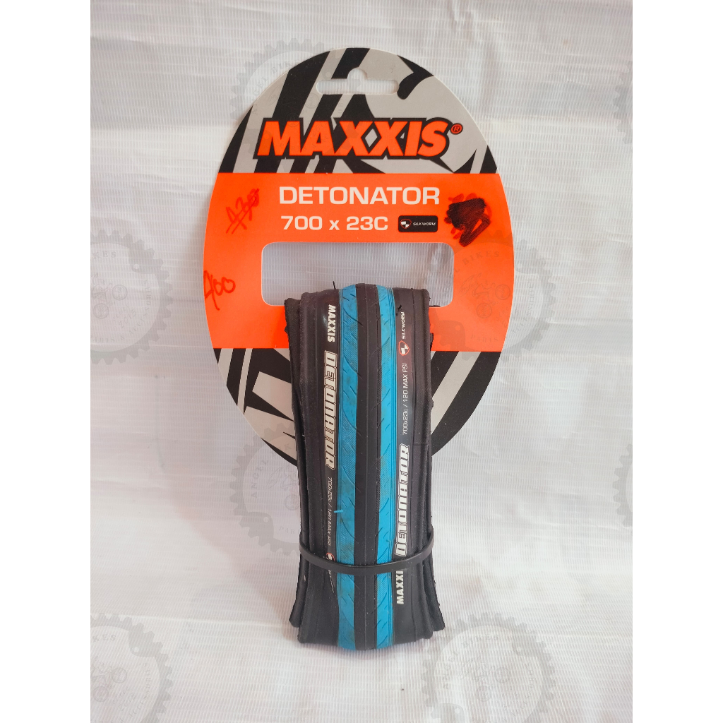 Maxxis Detonator 外胎 700x23c 藍色