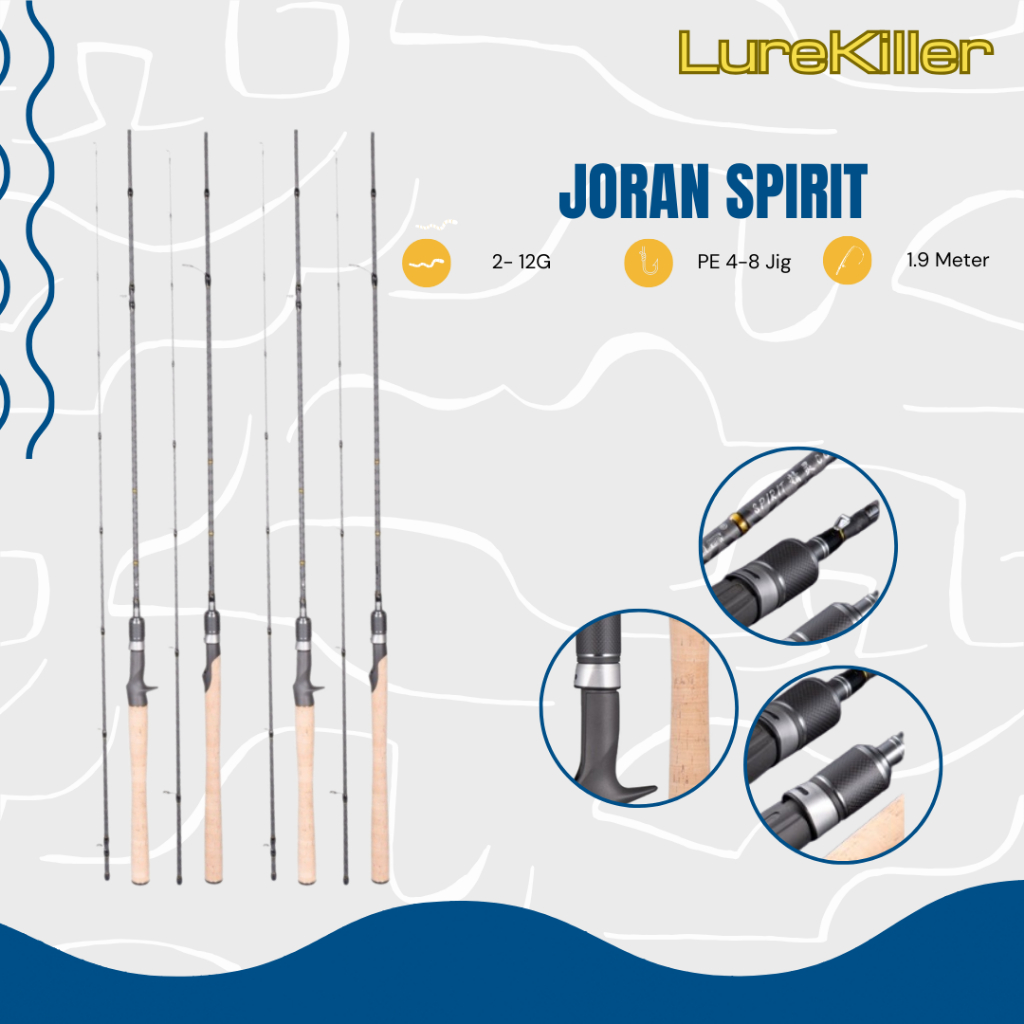 Lurekiller SPIRIT 釣魚竿環 FUJI 1.9M C652L/S652L 旋轉竿/鑄造竿 JP023