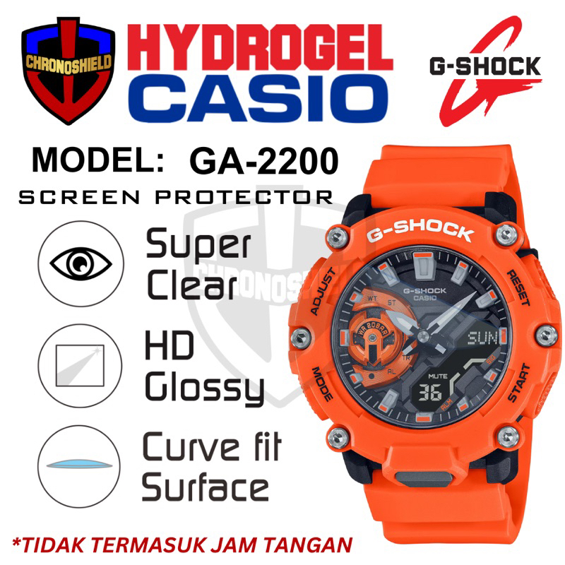 防刮卡西歐 G-Shock GA2200 GA 2200 水凝膠手錶